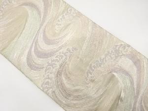 アンティーク　荒波模様織り出し袋帯（材料）